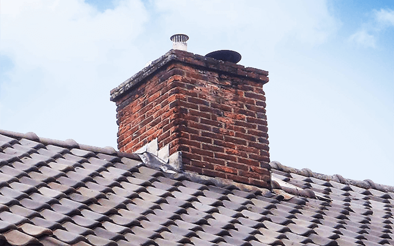 nieuwe schoorsteen